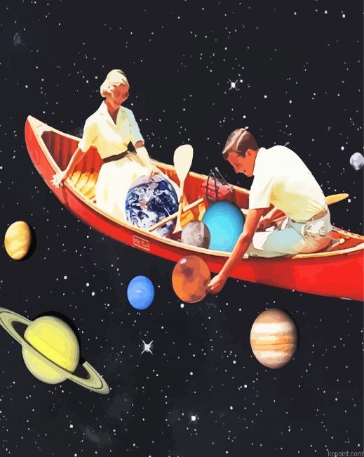 Canoeing In Space Painting By Numberss.png