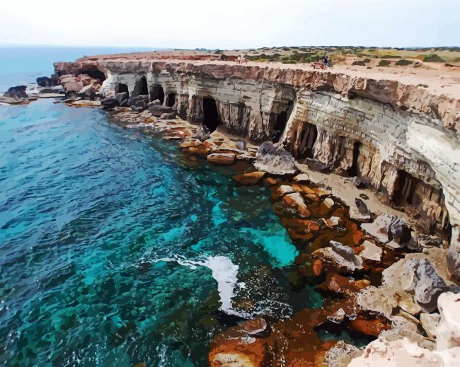 Cape Greco Cyprus Island Paint By Numbers.png