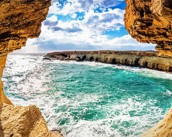Cape Greco Cyprus Paint By Numbers