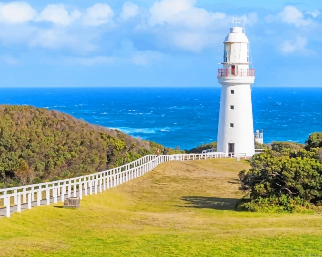 Cape Otway Light House New Painting By Numberss.png