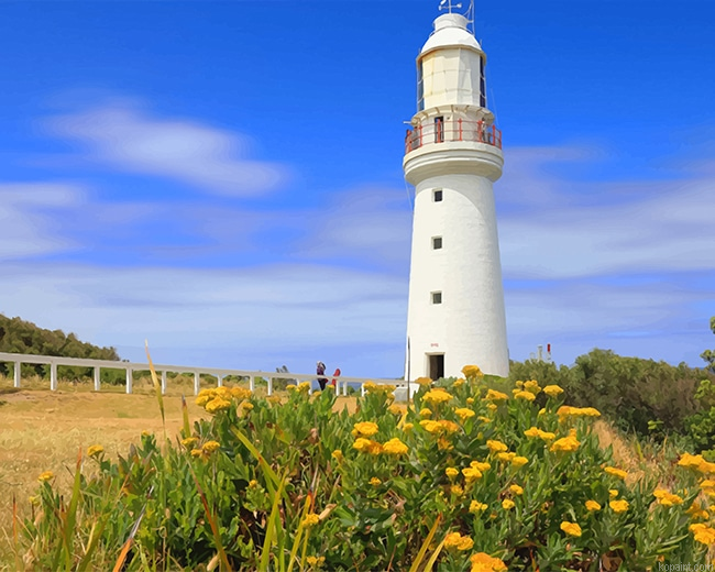 Cape Otway Lightstation Lighthouse Australia New Painting By Numberss.png