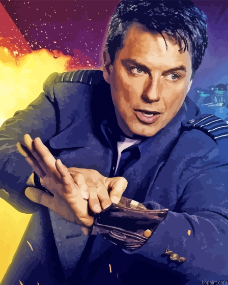 Captain Jack Harkness Doctor Who Painting By Numberss.png