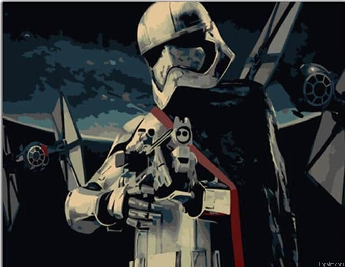 Captain Phasma People Painting By Numberss.png