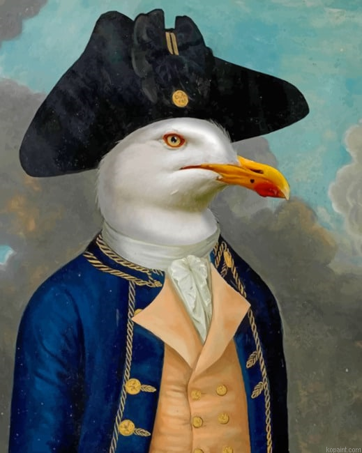 Captain Seagull New Painting By Numberss.png