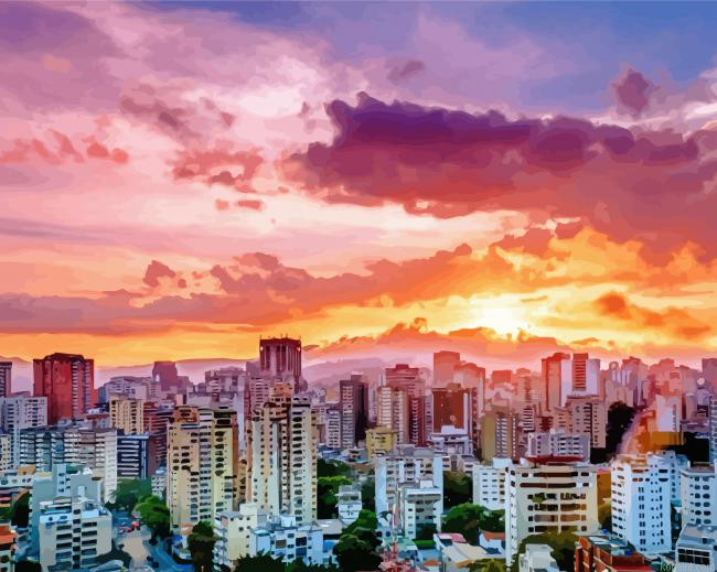 Caracas City Venezuela Painting By Numberss.png