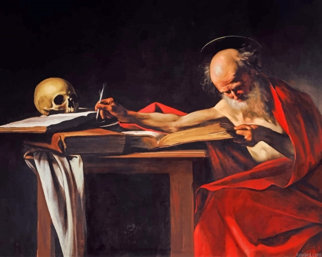 Caravaggio Saint Jerome New Painting By Numberss.png