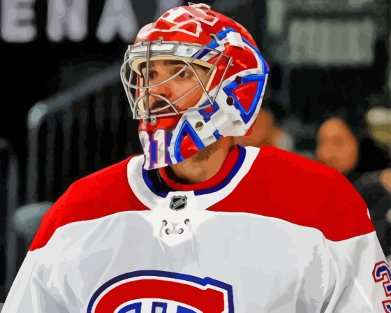 Carey Price Habs Ice Hockey Team Player Painting By Numberss.png