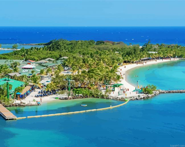 Caribbean Beach Roatan Painting By Numberss.png