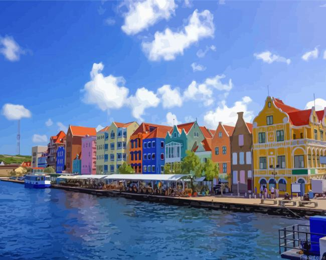 Caribbean Curacao Island Paint By Numbers.png