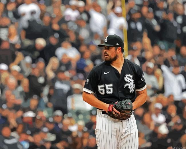 Carlos Rodon Chicago White Sox Painting By Numberss.png