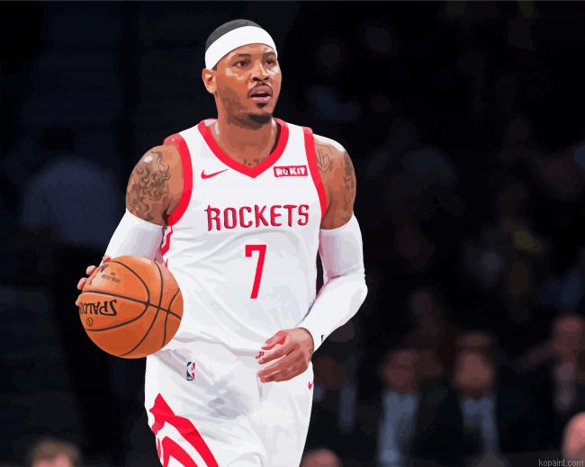Carmelo Anthony Basketball Player Painting By Numberss.png