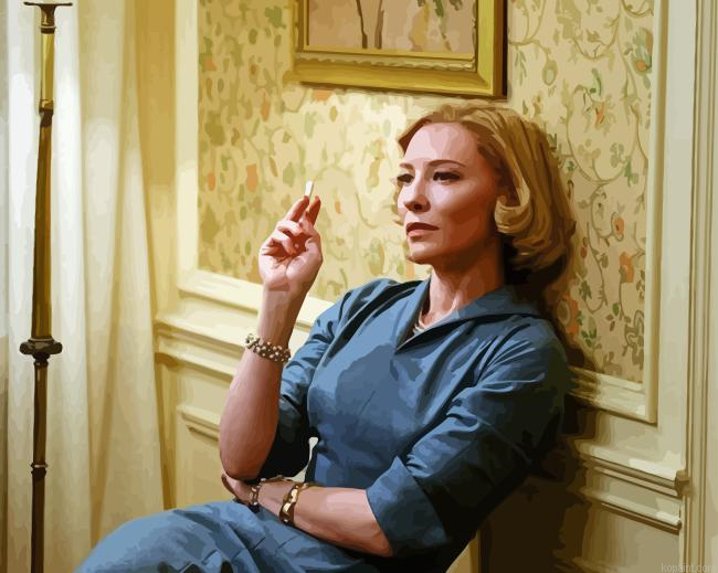 Carol Smoking Painting By Numberss.png