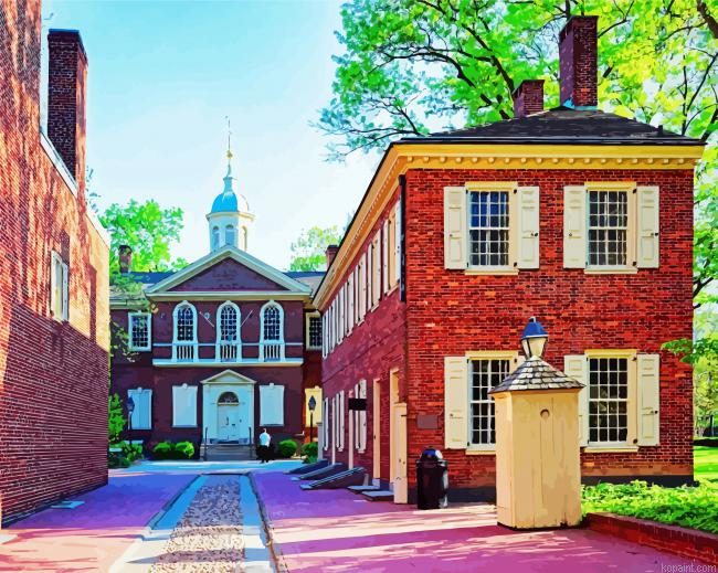 Carpenters Hall Philly Painting By Numberss.png