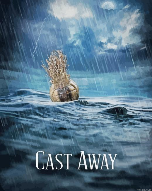 Cast Away Poster Painting By Numberss.png