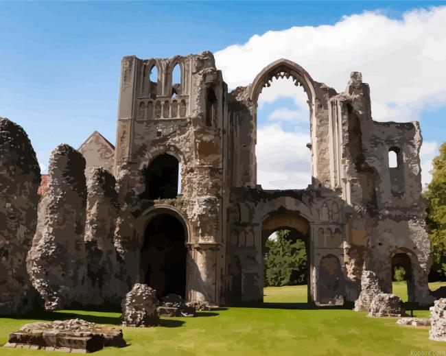 Castle Acre Priory Norfolk Painting By Numberss.png