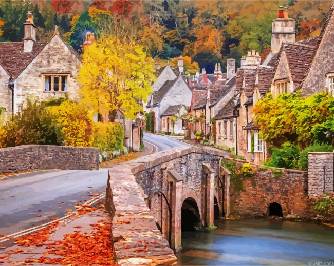 Castle Combe Cotswolds Painting By Numberss.png