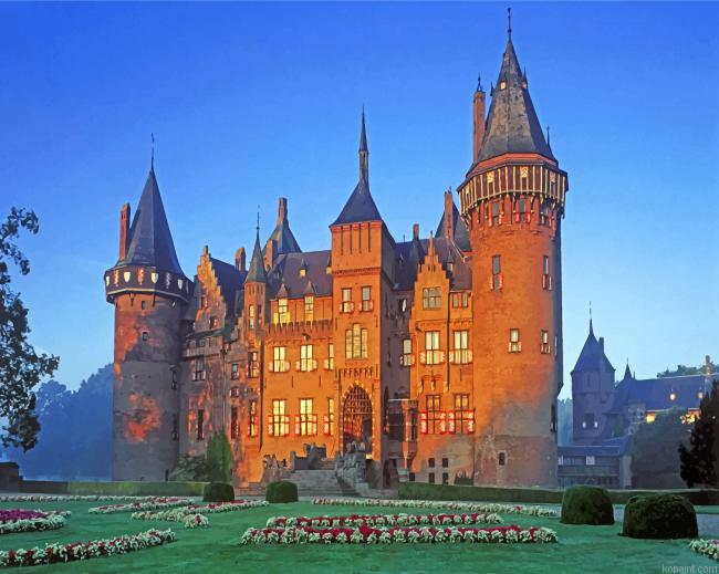 Castle De Haar Painting By Numberss.png