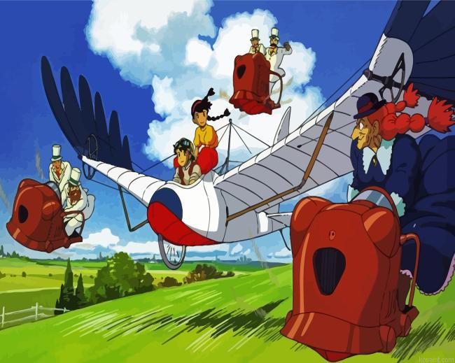 Castle In The Sky Anime Painting By Numberss.png