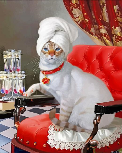 Cat Pedicure Painting By Numberss.png