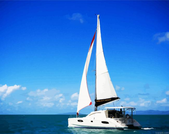 Catamaran Sailing Ship Paint By Numbers.png
