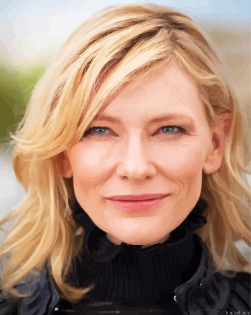 Cate Blanchett Actress Painting By Numberss.png