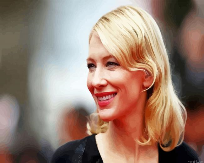 Cate Blanchett Smiling Painting By Numberss.png