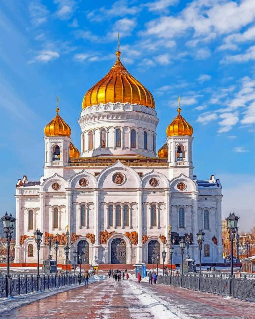 Cathedral Of Christ The Saviour Painting By Numberss.png