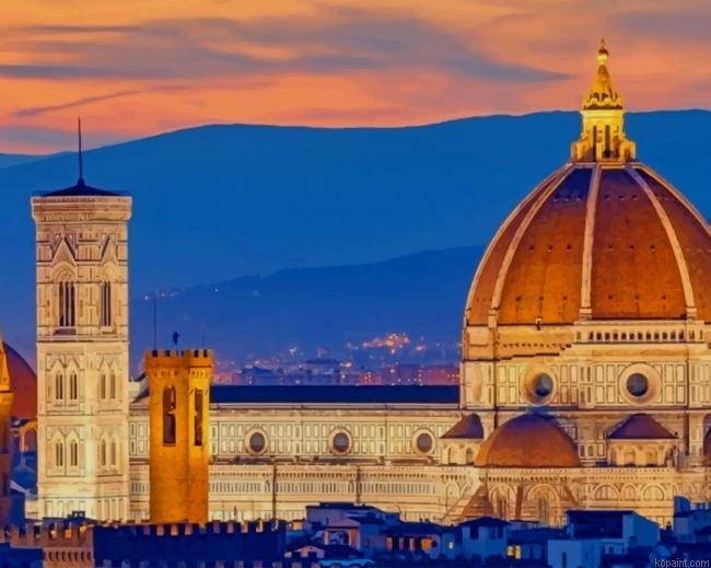 Cathedral Of Santa Maria Del Fiore Florence New Painting By Numberss.png