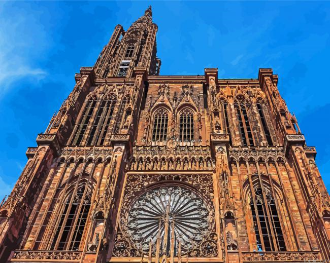 Cathedrale Notre Dame De Strasbourg Painting By Numberss.png