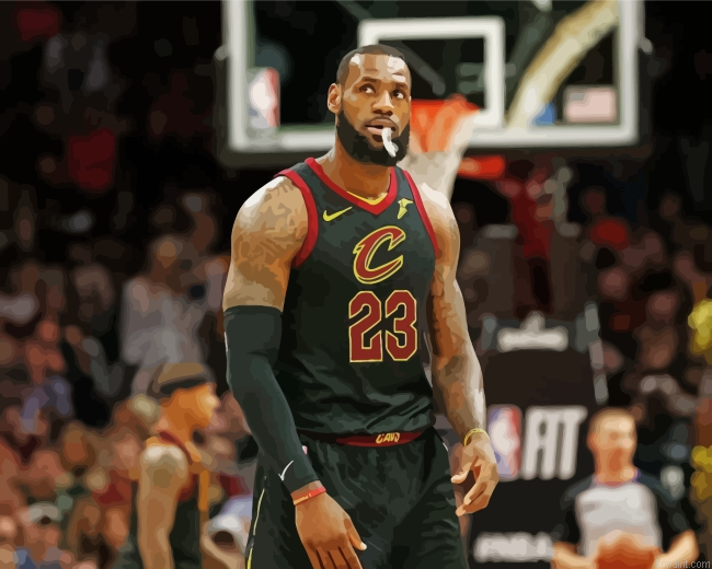 Cavaliers Basketball Player Painting By Numberss.png