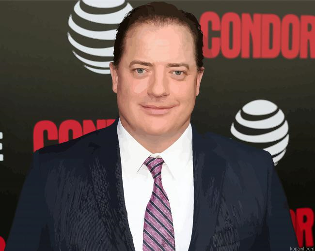 Celebrity Brendan Fraser Painting By Numberss.png