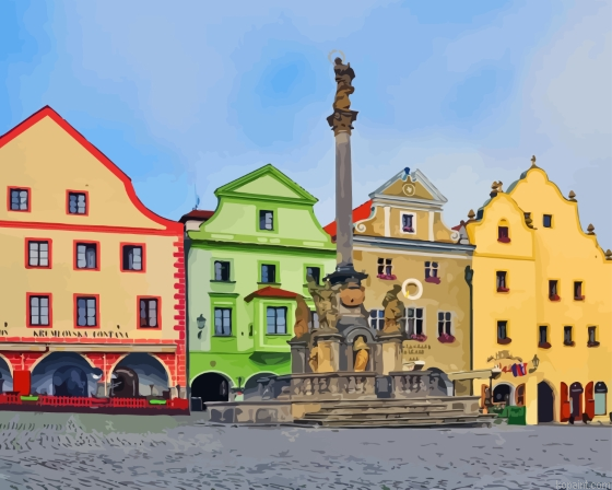 Cesky Krumlov Colorful Houses Painting By Numberss.png