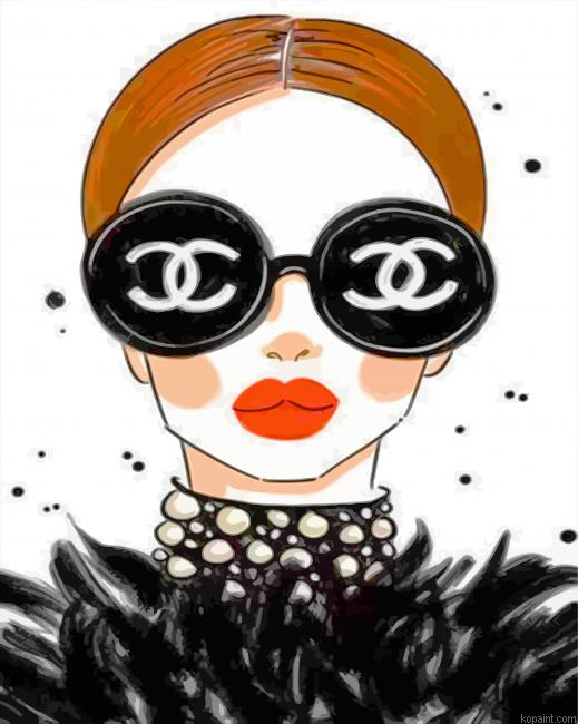Chanel Girl Painting By Numberss.png
