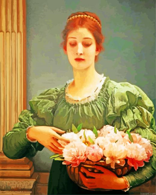 Charles Edward Perugini Peonies Painting By Numberss.png