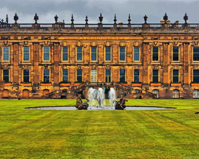 Chatsworth House United Kingdom Painting By Numberss.png
