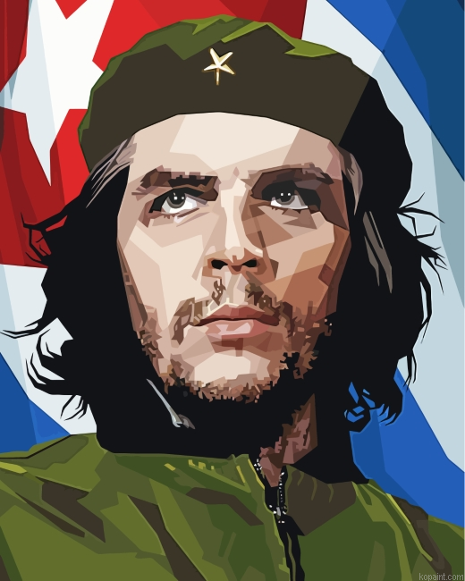 Che Guevara Illustration Painting By Numberss.png