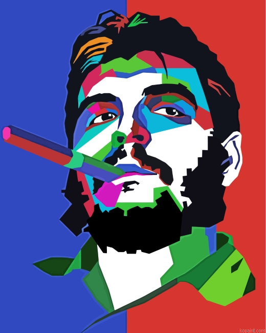 Che Guevara Pop Art Painting By Numberss.png