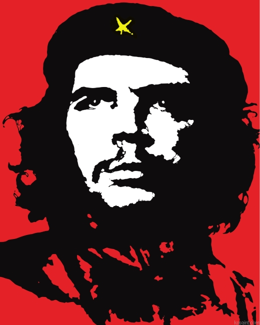 Che Guevara Poster Painting By Numberss.png