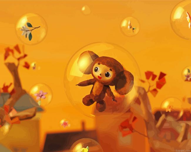 Cheburashka Animation Painting By Numberss.png