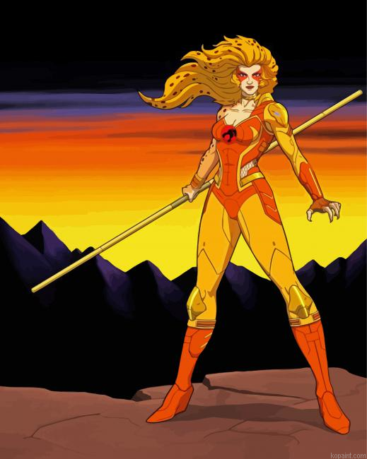 Cheetara Anime Painting By Numberss.png