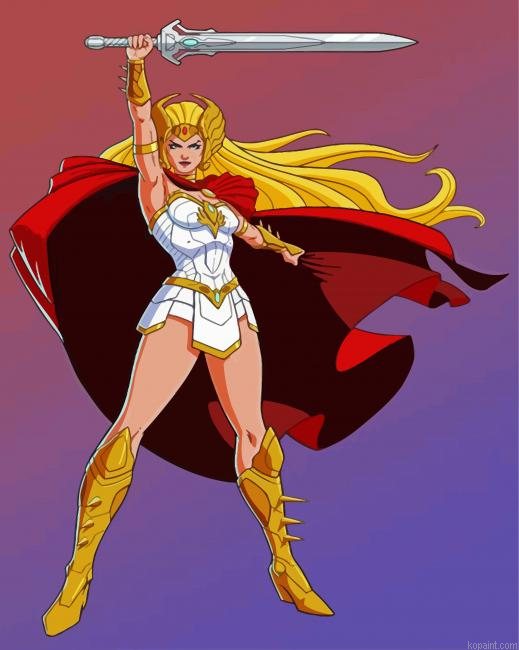 Cheetara Warrior Painting By Numberss.png