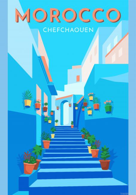 Chefchaouen Morocco Painting By Numberss.png