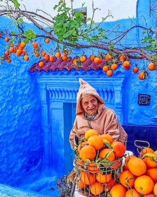 Chefchaouen The Blue Pearl Painting By Numberss.png
