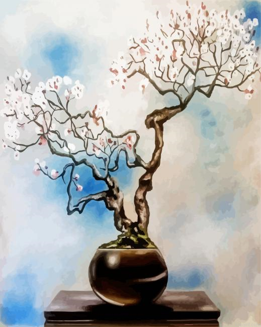 Cherry Blossom Bonsai Painting By Numberss.png