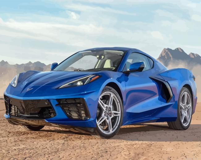 Chevrolet Corvette C8 Paint By Numbers