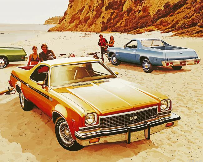 Chevrolet El Camino Cars Paint By Numbers