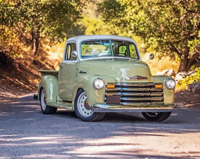 Chevy 1950 Old School Painting By Numberss.png