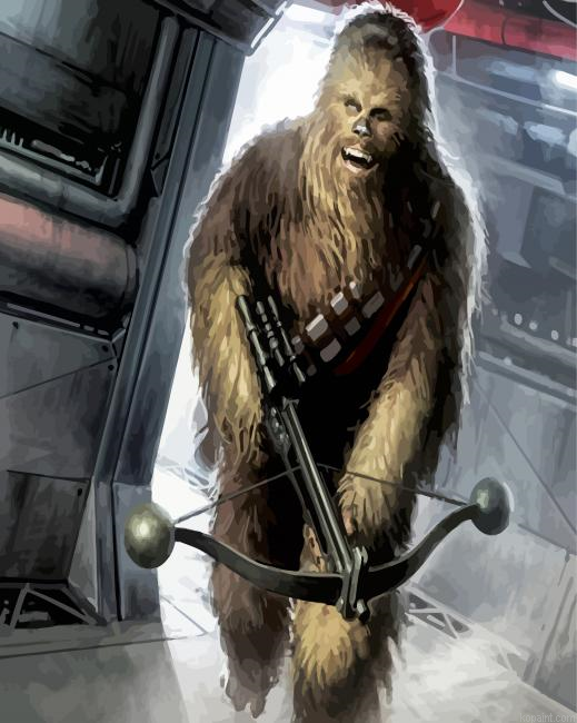 Chewbacca Star Wars Paint By Numbers.png