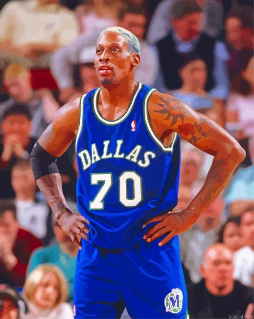 Chicago Bulls Dennis Rodman Painting By Numberss.png