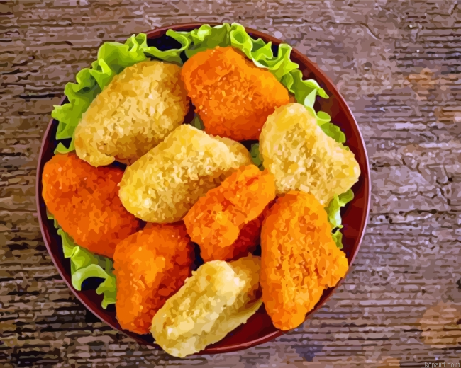 Chicken Nuggets Painting By Numberss.png